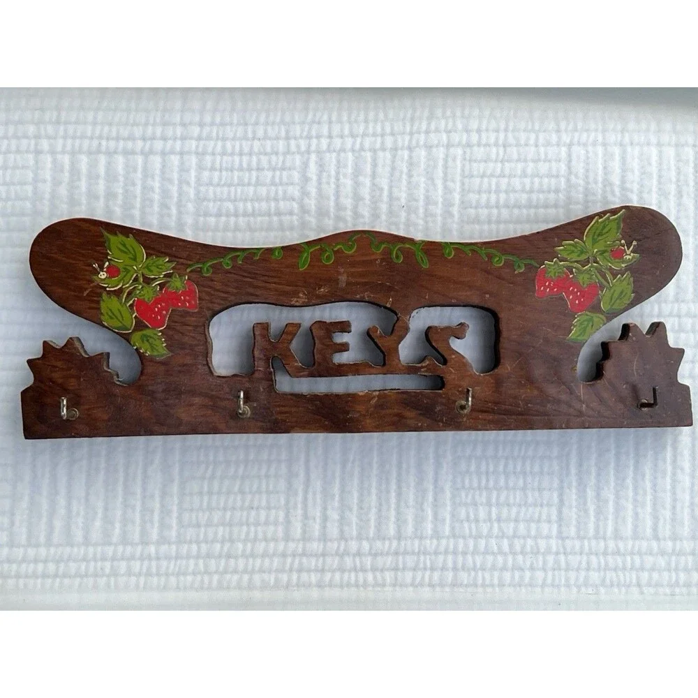 Wooden 1970s vintage